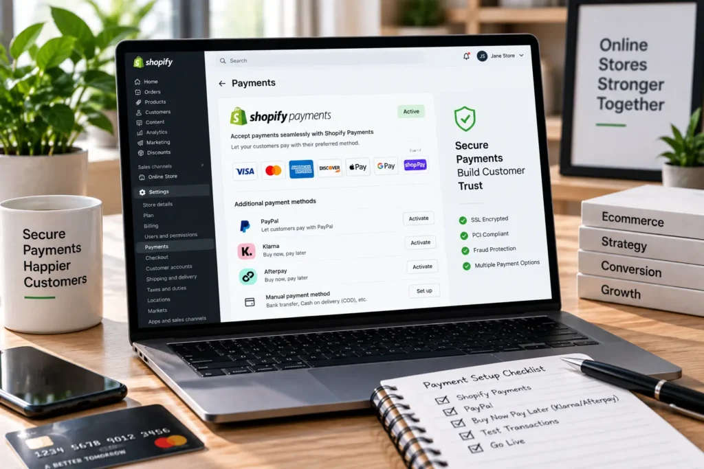 Shopify payment gateway setup services