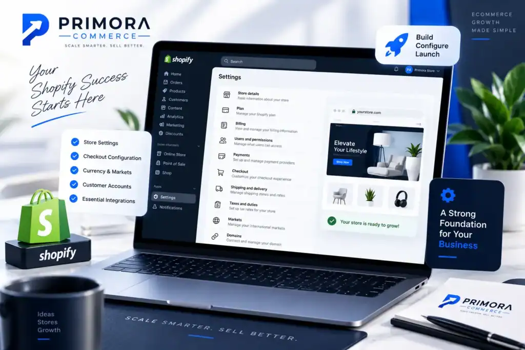 Shopify store configuration services